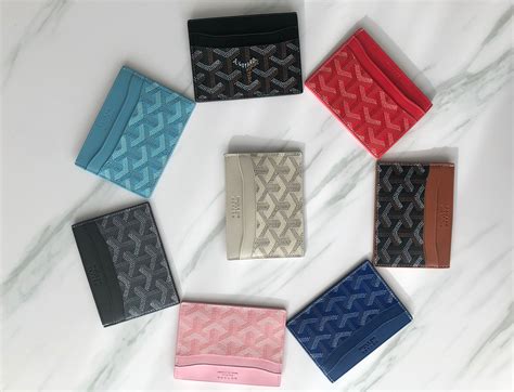 goyard card holder colorways list|Saint.